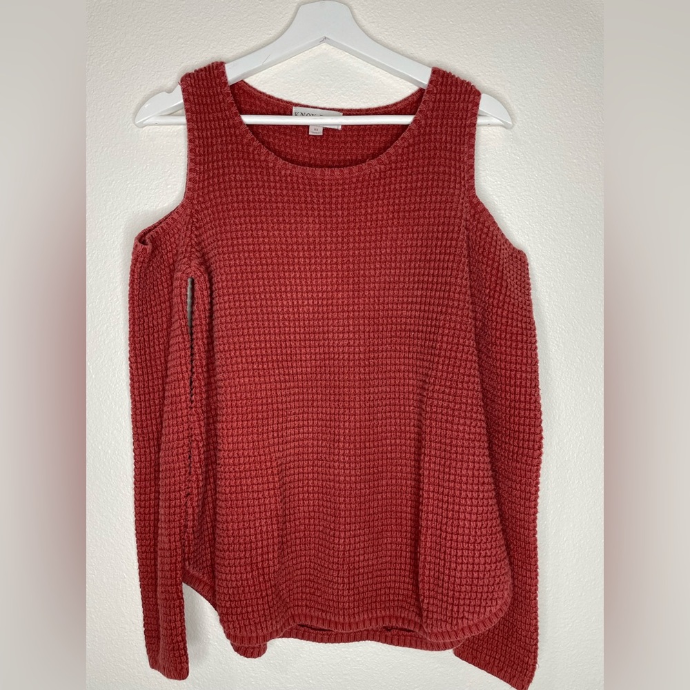 Cold Shoulder Sweater